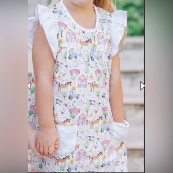 The Proper Peony Yoke Farm Dress Size 8 - Picture 2 of 7